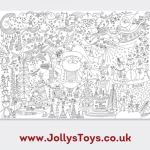 Colour In Christmas Poster